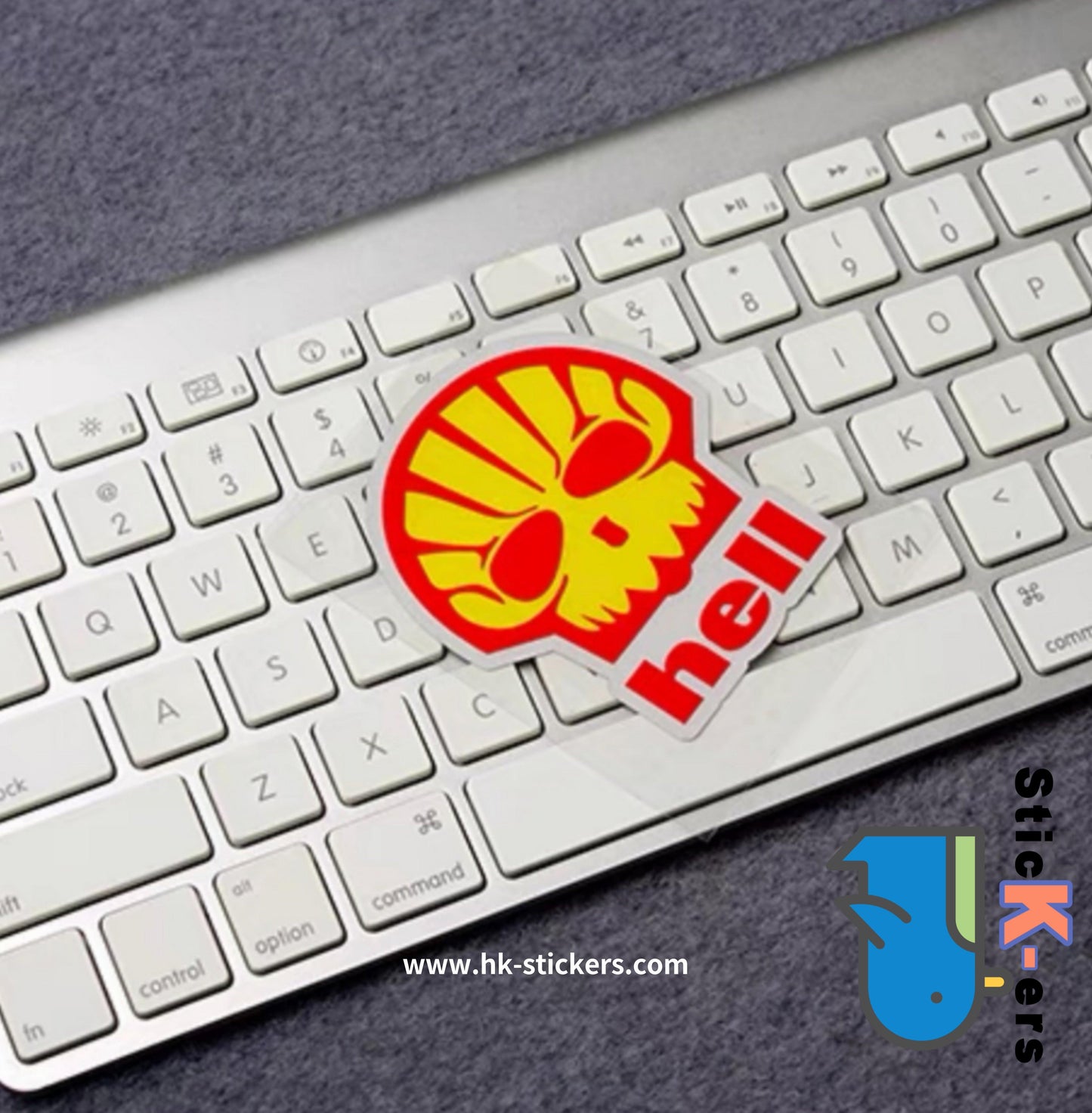 HK- SticKers 防水反光貼紙 | DM改裝 惡搞機油 邪惡汽油 個性 油箱蓋 反光貼 貼紙 - HK-SticKers