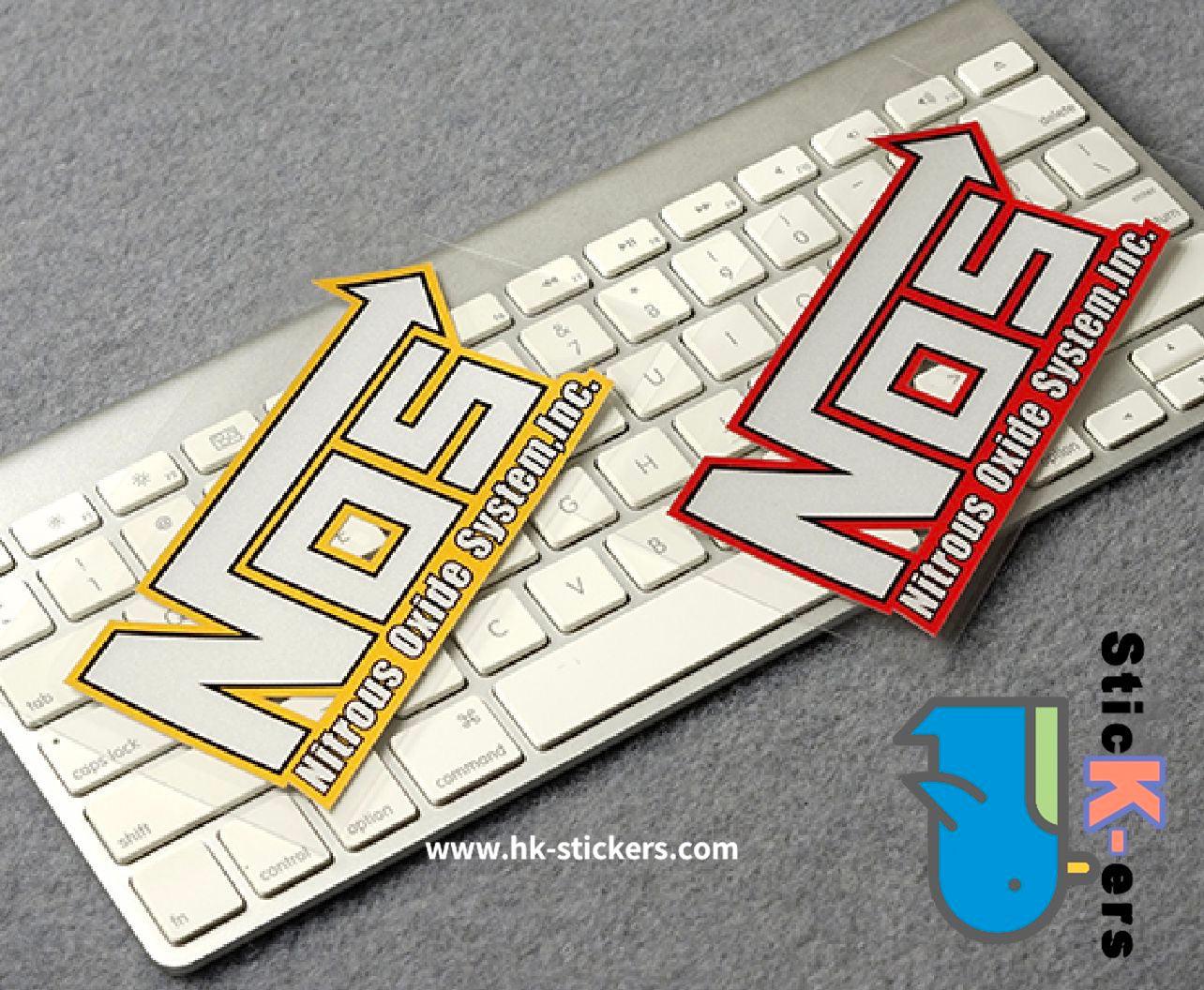 HK-SticKers 防水反光貼紙 | NOS氮氣改裝貼紙 滅火筒裝飾反光貼 氣動避震氣罐車貼 - HK-SticKers