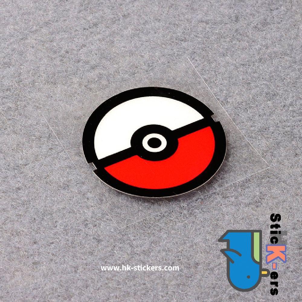 HK-SticKers 防水反光貼紙 | 精靈球趣味可愛 反光車貼 頭盔貼紙 - HK-SticKers