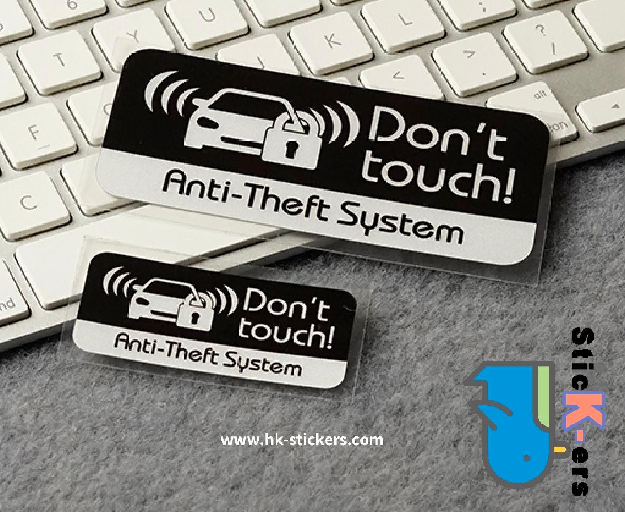 HK-SticKers 自動門汽車貼紙 | 防盜提示車貼 踢腳開啓反光貼 自動尾門提示防水貼紙 - HK-SticKers