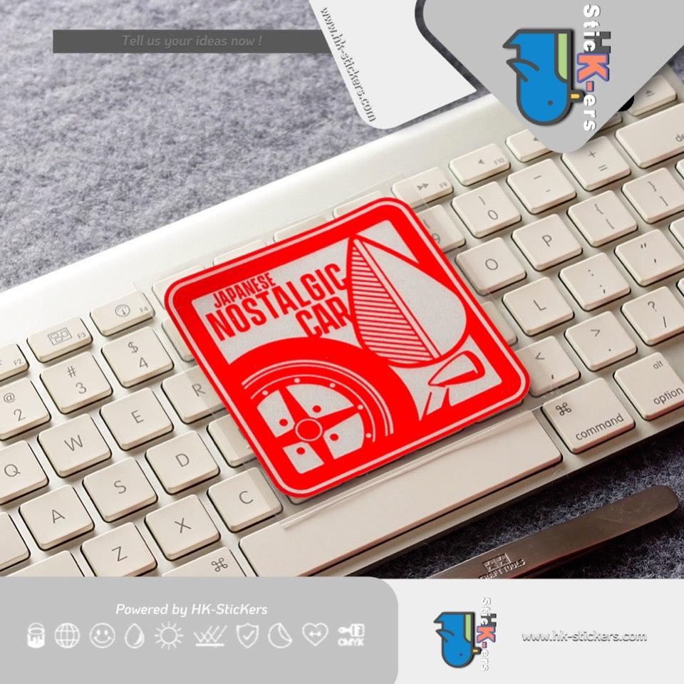 HK-SticKers 防水反光貼紙 | JDM情懷車貼 復古姿態玻璃裝飾貼紙 皇冠公爵反光貼 - HK-SticKers