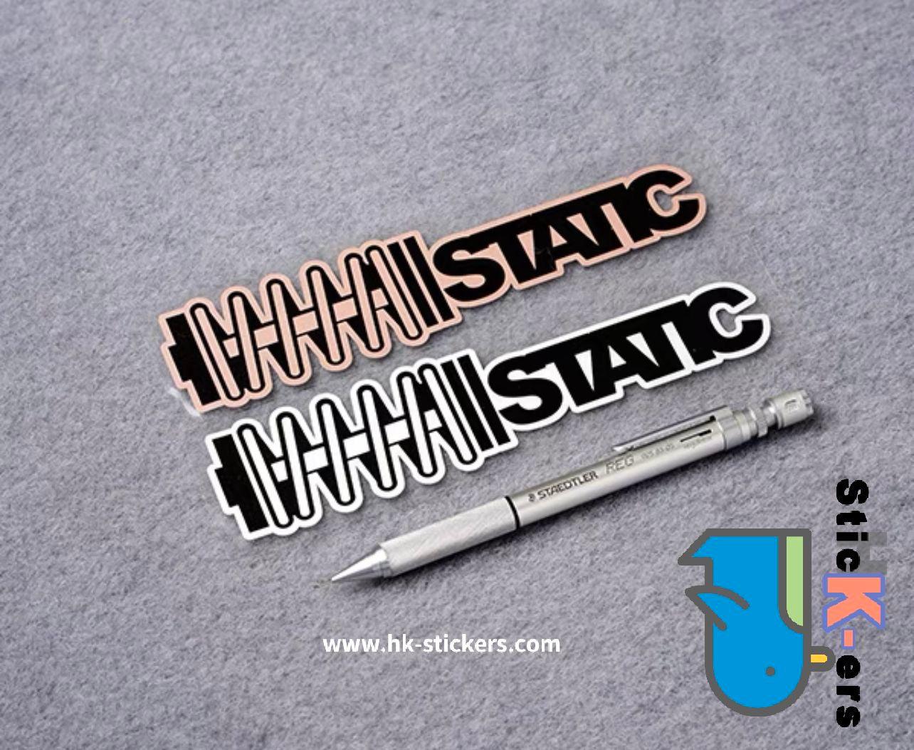 HK-SticKers 防水反光貼紙 | HF貼紙 日版絞牙裝飾車貼 改裝避震反光貼 - HK-SticKers