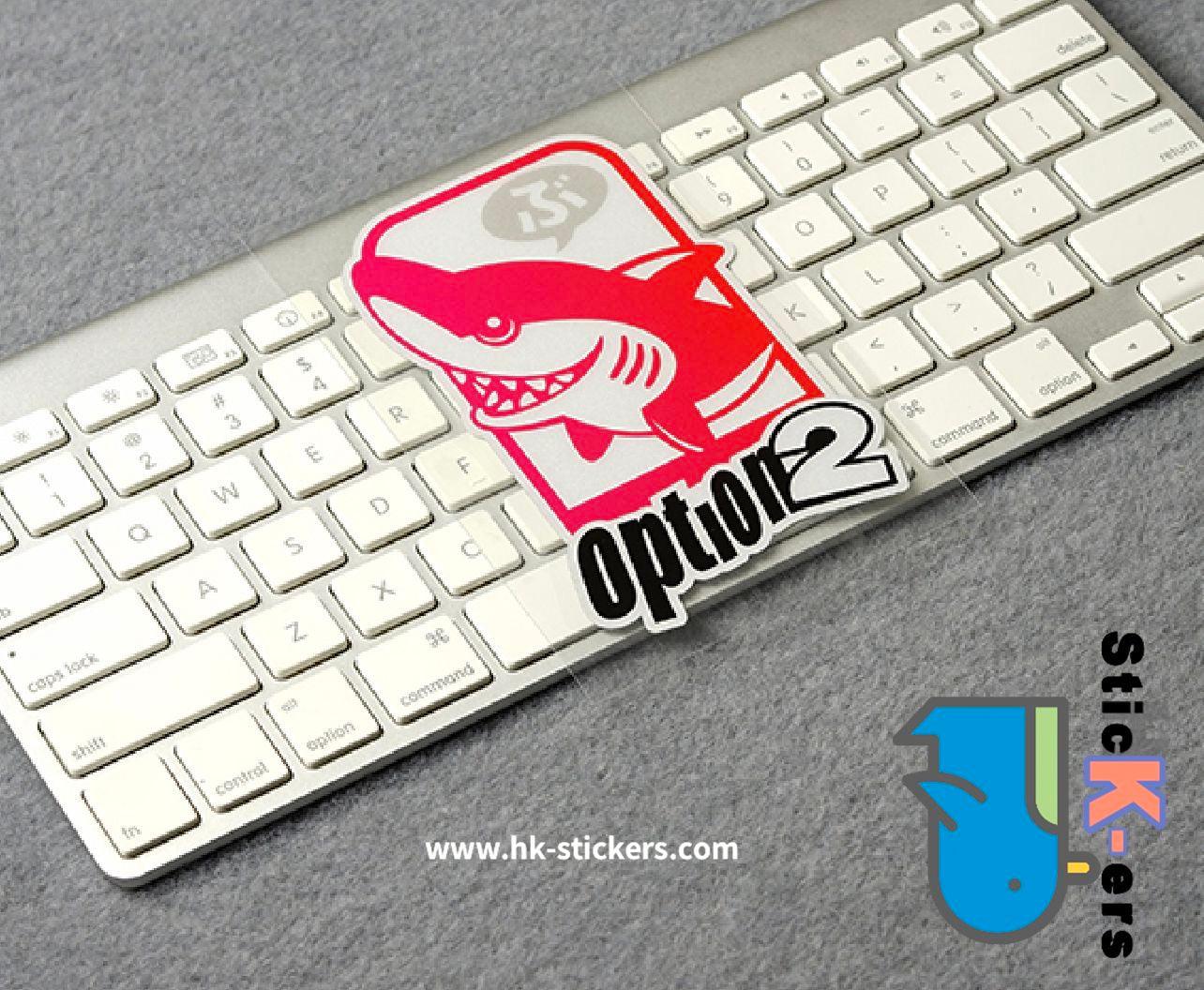 HK-SticKers | JDM文化OPTION改裝雜誌款貼紙鯊魚尾門玻璃車身反光貼 - HK-SticKers