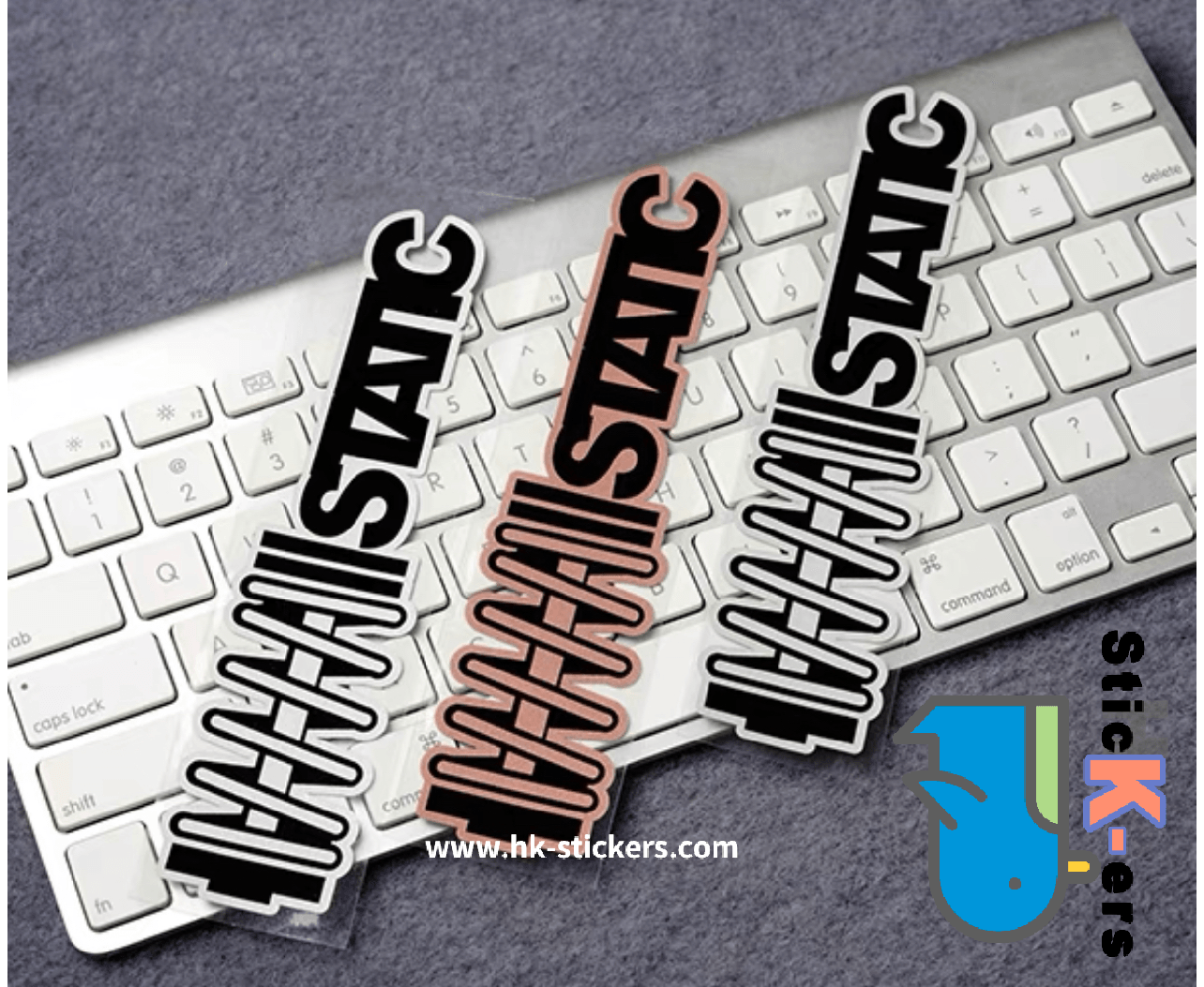 HK-SticKers 防水反光貼紙 | HF貼紙 日版絞牙裝飾車貼 改裝避震反光貼 - HK-SticKers