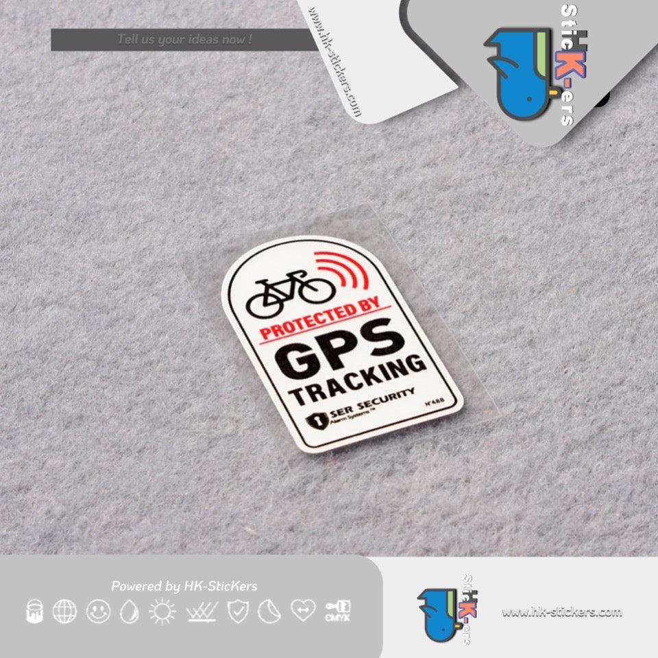 HK-SticKers 防水反光貼紙 | GPS防盜提示貼紙 衛星定位車貼 請勿觸碰反光貼 - HK-SticKers