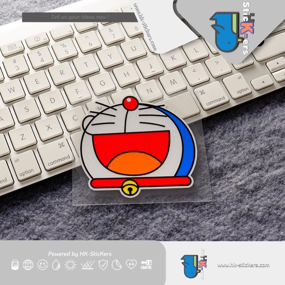 HK-SticKers 防水反光貼紙 | 防水反光汽車貼紙叮噹卡通貼紙 創意笑了裝飾貼 叮噹貓反光貼 - HK-SticKers