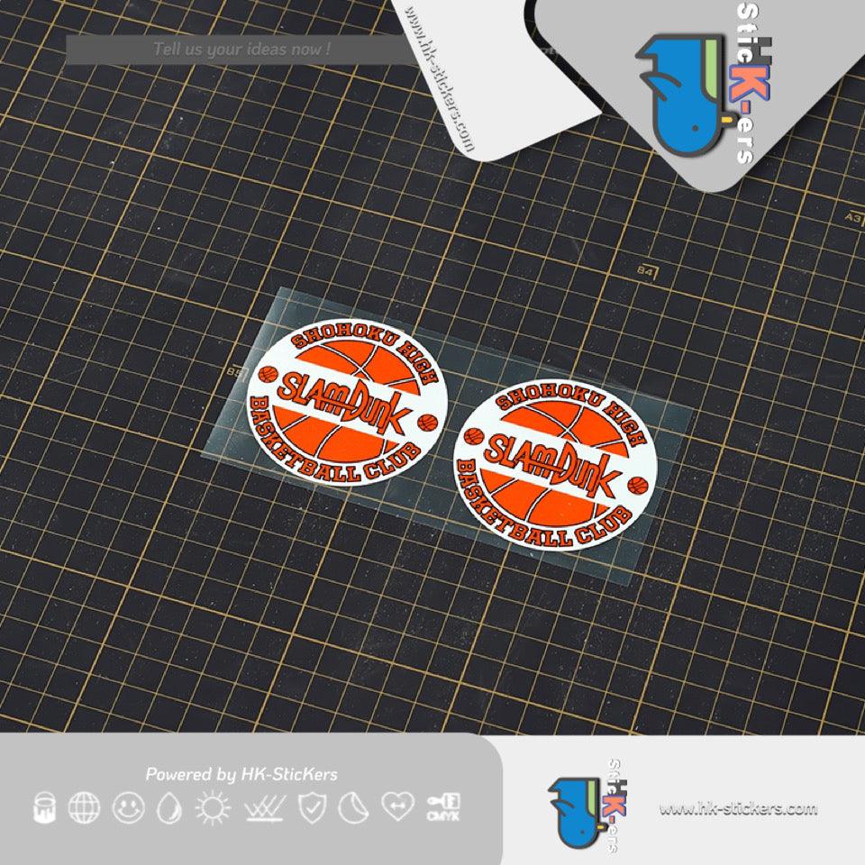 HK-SticKers 汽車貼紙 | 創意灌籃高手貼紙動漫籃球車貼卡通車身划痕遮蓋反光貼反光車貼紙 - HK-SticKers