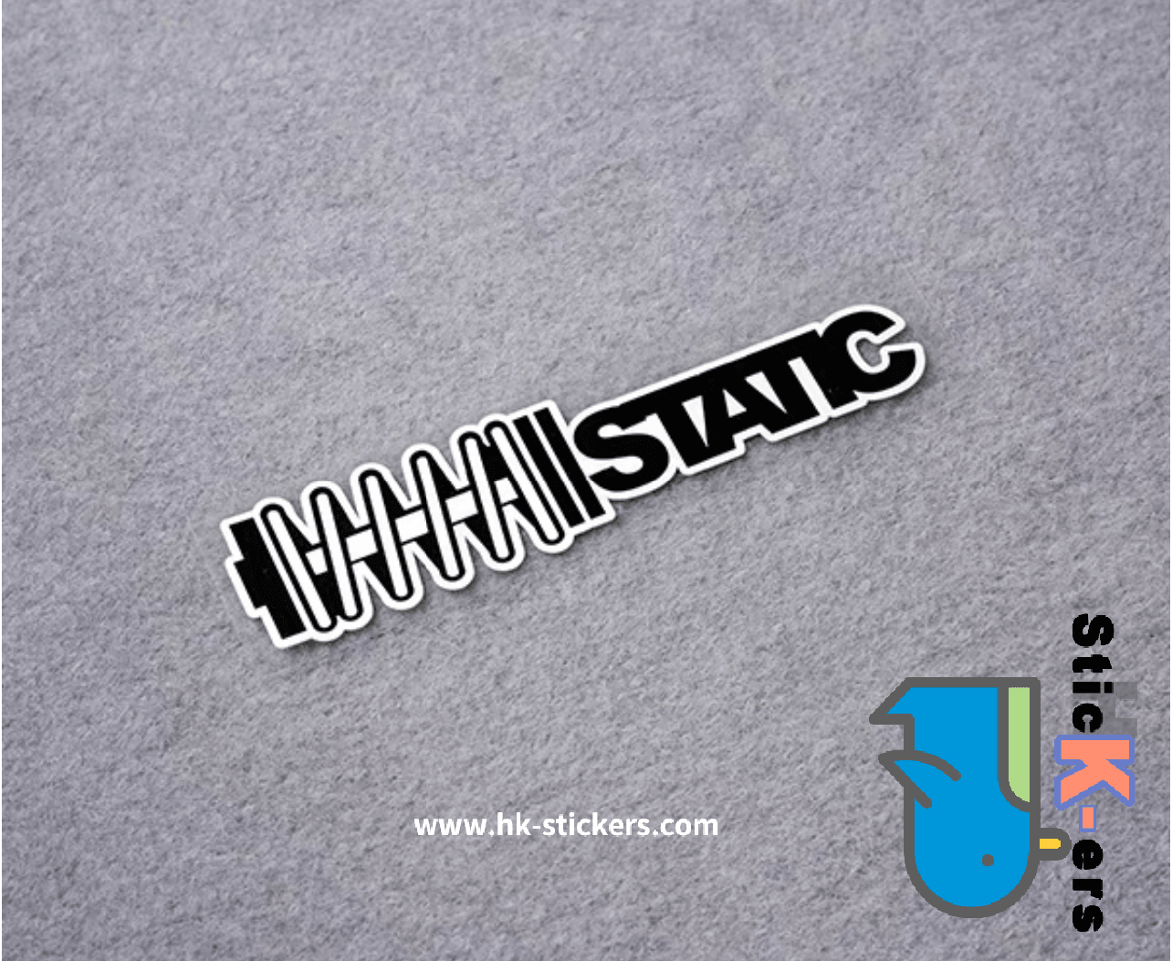 HK-SticKers 防水反光貼紙 | HF貼紙 日版絞牙裝飾車貼 改裝避震反光貼 - HK-SticKers