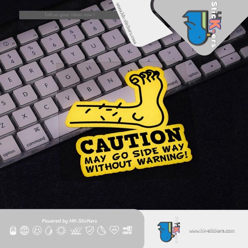 HK-SticKers 防水反光貼紙 | 橫行霸道提示貼紙 不經意超車車貼 車身划痕遮擋反光貼 - HK-SticKers