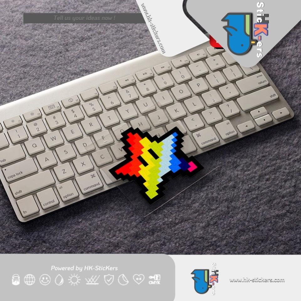 HK-SticKers 防水反光貼紙 | 彩虹星星車貼 可愛卡通五角星貼紙 裝飾貼划痕反光貼 - HK-SticKers