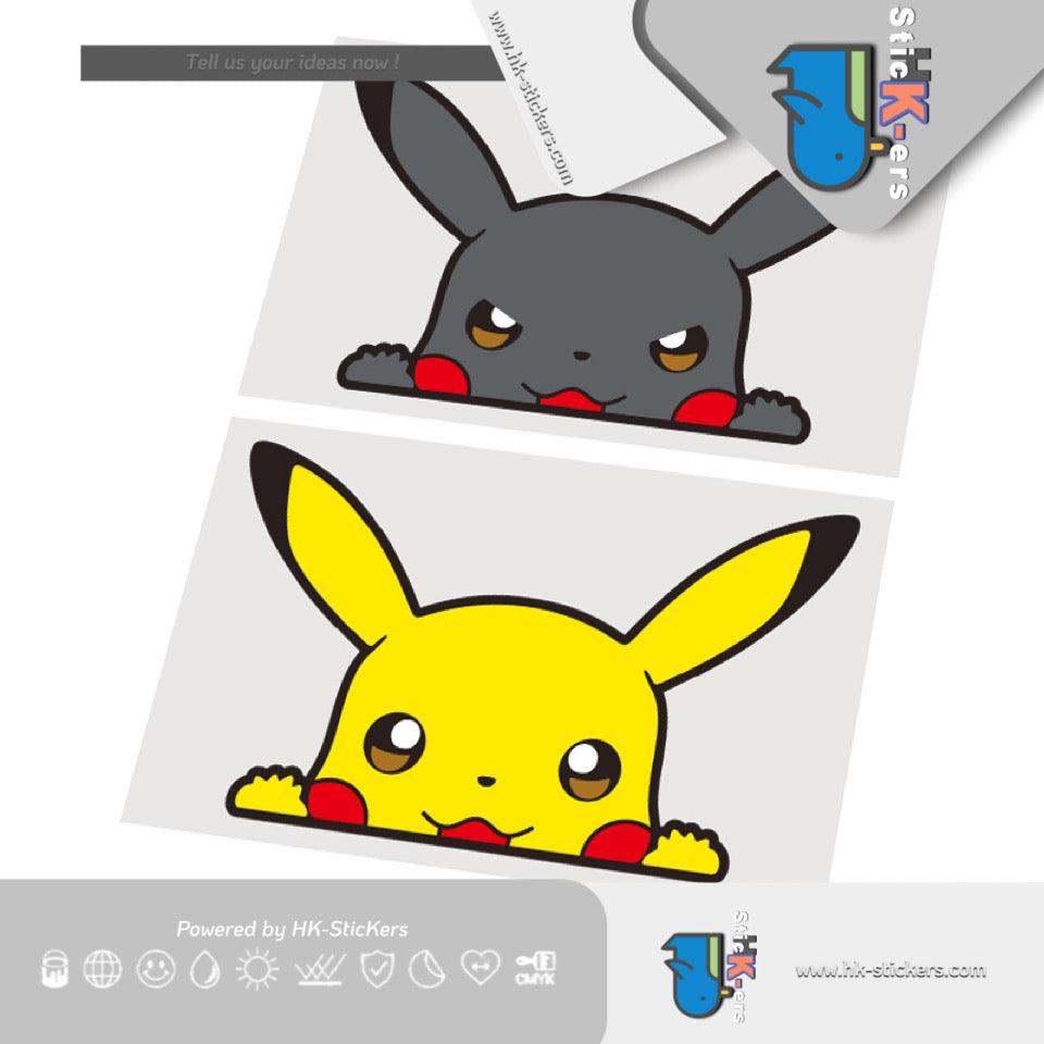 HK-SticKers 防水反光汽車貼 | 暗黑邪惡趣味車身貼 划痕遮蓋車窗防水反光貼 - HK-SticKers