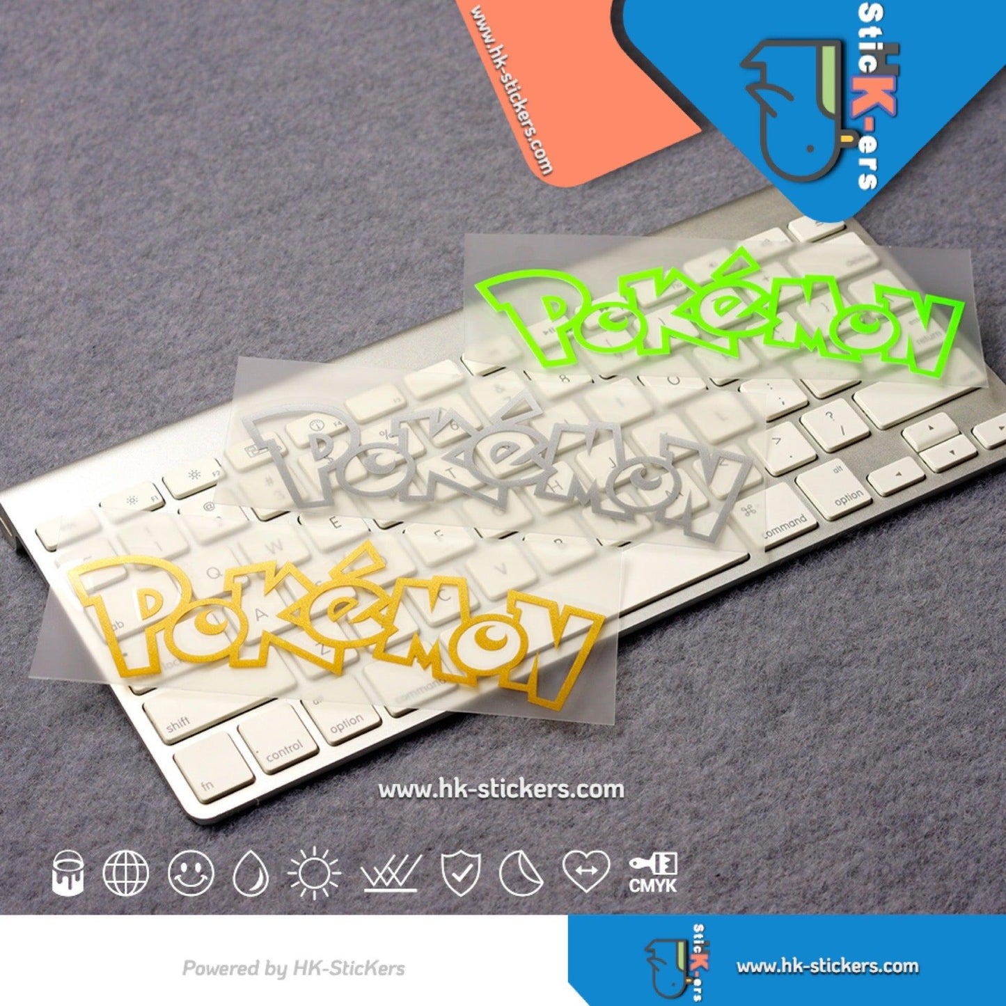 HK-SticKers 防水反光貼紙 | 小精靈車貼 後檔反光貼 - HK-SticKers