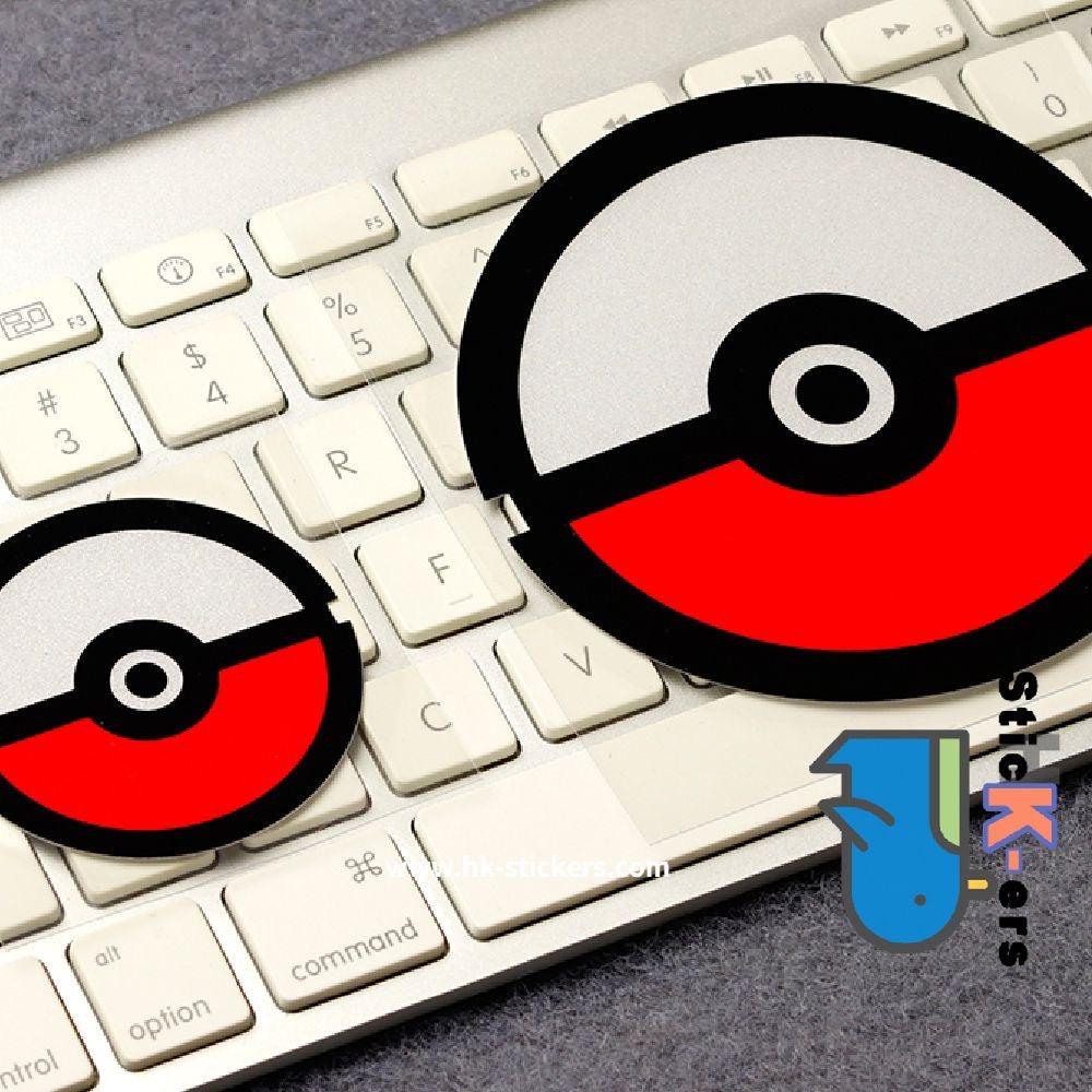 HK-SticKers 防水反光貼紙 | 精靈球趣味可愛 反光車貼 頭盔貼紙 - HK-SticKers