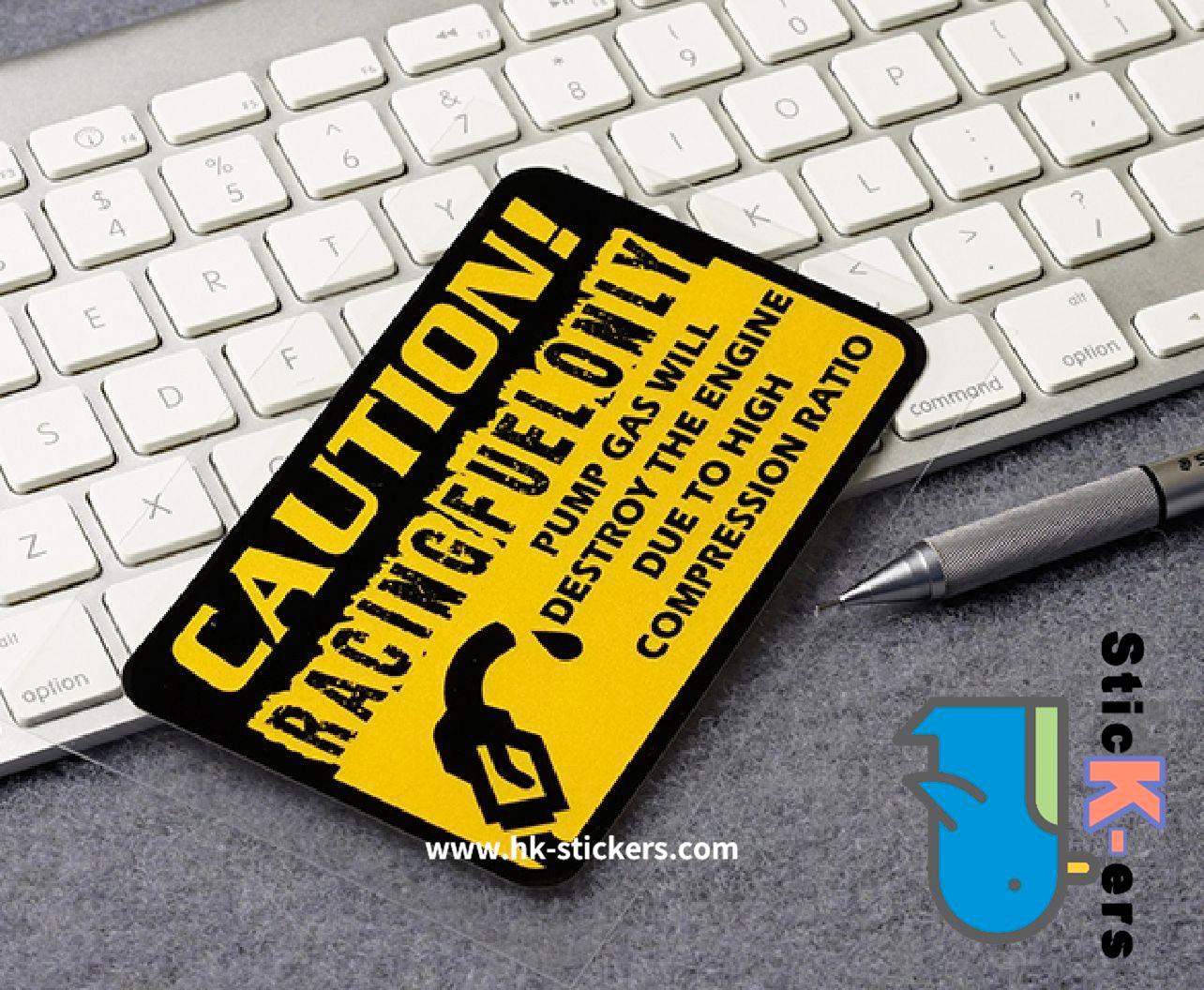 HK-SticKers 防水反光貼紙 | 賽車燃料加註指示反光貼 油箱蓋貼紙 汽車划痕遮蓋 - HK-SticKers
