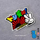 HK-SticKers 防水反光貼紙 | JDM創意改裝 漂移天國 勝利 車窗玻璃 反光車貼 貼紙 - HK-SticKers