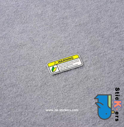 HK-SticKers 防水反光貼紙 | 車貼JDM創意改裝警示內飾後視鏡隨意貼划痕反光小號車貼貼紙 - HK-SticKers