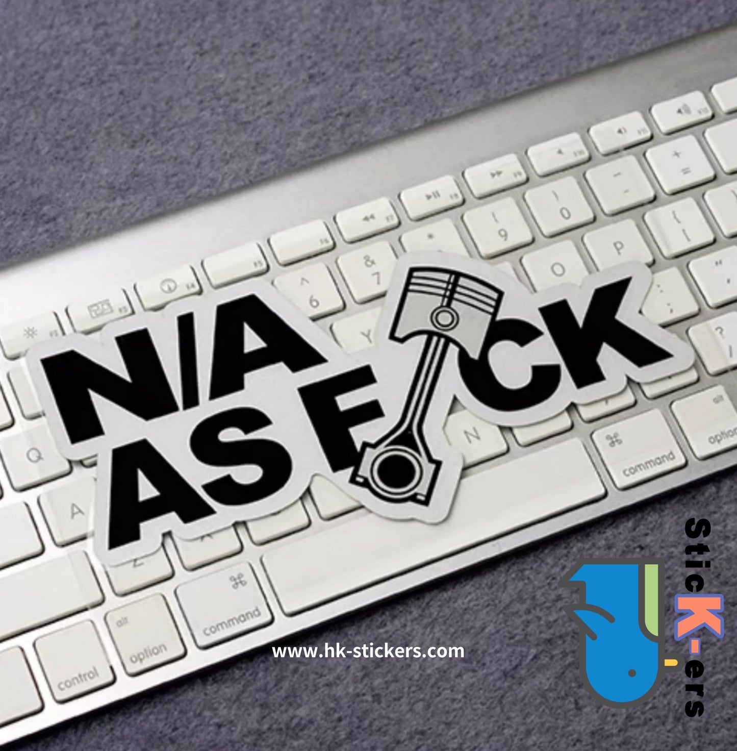 HK-SticKers 防水反光貼紙 | JDM創意文字貼紙 鍛造活塞車貼 NA車窗玻璃 反光貼 - HK-SticKers