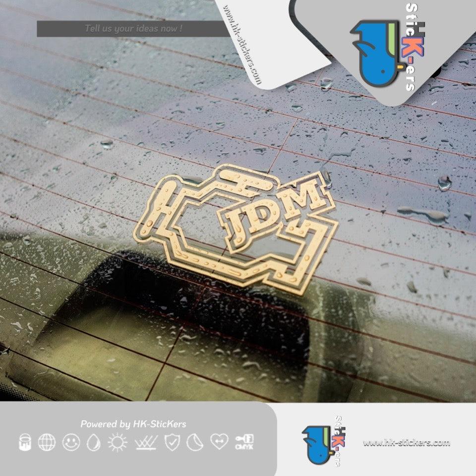 HK-SticKers 防水反光貼紙 | 搭載日本引擎貼紙 日規發動機移植車貼 JDM改裝反光貼貼 - HK-SticKers