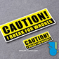 HK-SticKers 防水反光貼紙 | 警示注意車貼 保持車距反光貼 隨時急剎提示車尾貼紙 - HK-SticKers