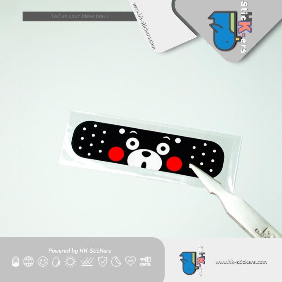 HK-SticKers 防水反光貼紙 | 划痕遮蓋貼紙 卡通創可貼車貼 可愛膠布頭盔反光貼 - HK-SticKers