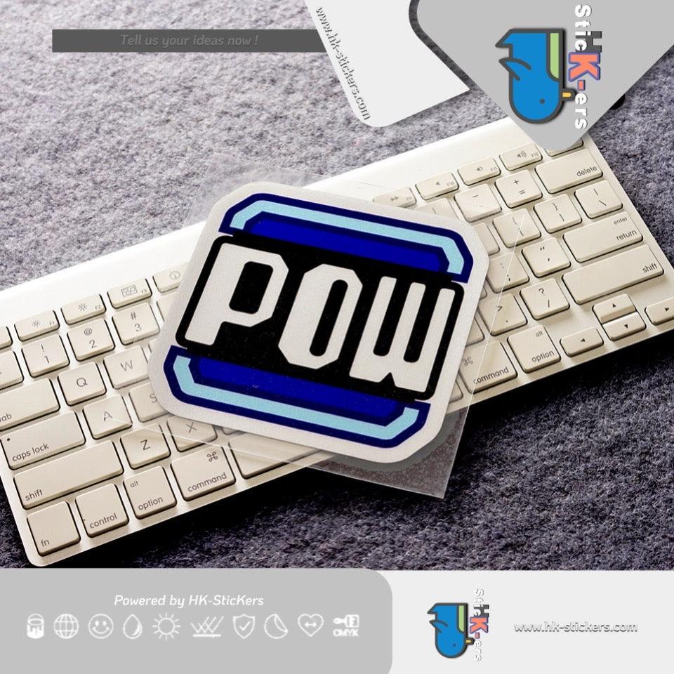 HK-SticKers 防水反光貼紙 | 卡通POWER創意車貼 力量獲取可愛貼紙 馬利奧反光貼 - HK-SticKers