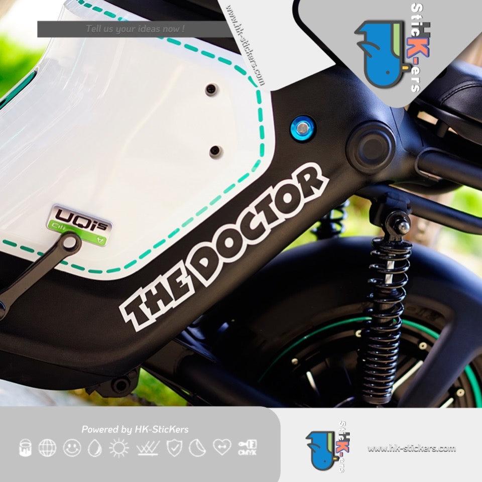 HK-SticKers 防水反光貼紙 | 貼紙 THE DOCTOR文字車貼 車身裝飾反光貼 - HK-SticKers