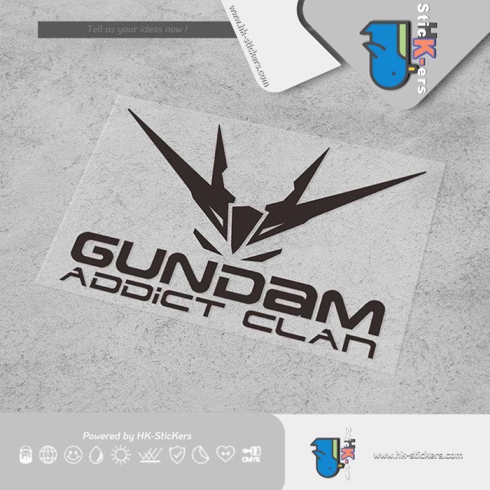 HK-SticKers 防水反光汽車貼紙 | 高達GUNDAM貼紙 汽車電動車電腦箱包貼紙擋風玻璃反光貼 - HK-SticKers