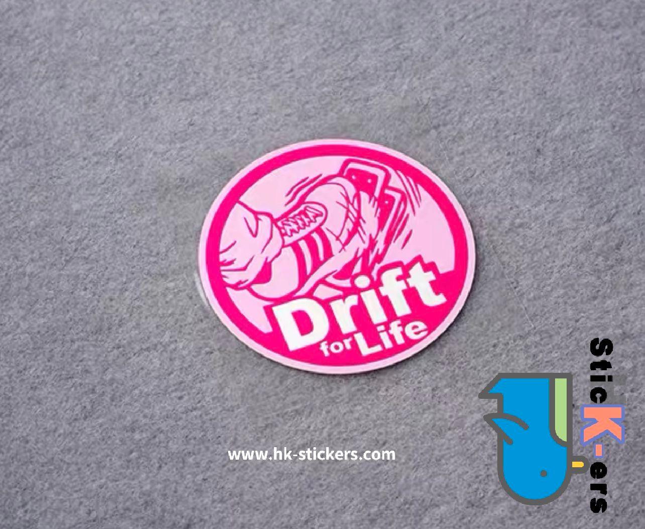 HK-SticKers 防水反光貼紙 | JDM創意改裝 漂移生活 漫畫風 警示 反光車貼 貼紙 - HK-SticKers