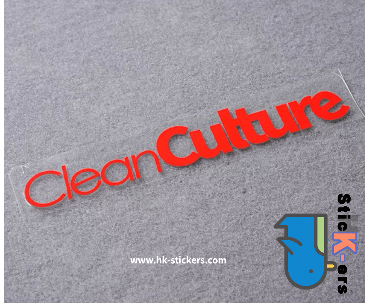HK-SticKers 防水反光貼紙 | 文青風格 Clean Culture改裝文化 個性 反光車貼 貼紙 - HK-SticKers