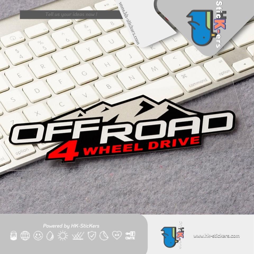 HK-SticKers 防水反光貼紙 | offroad 四驅車 越野車 備胎殼 反光車貼 貼紙 - HK-SticKers