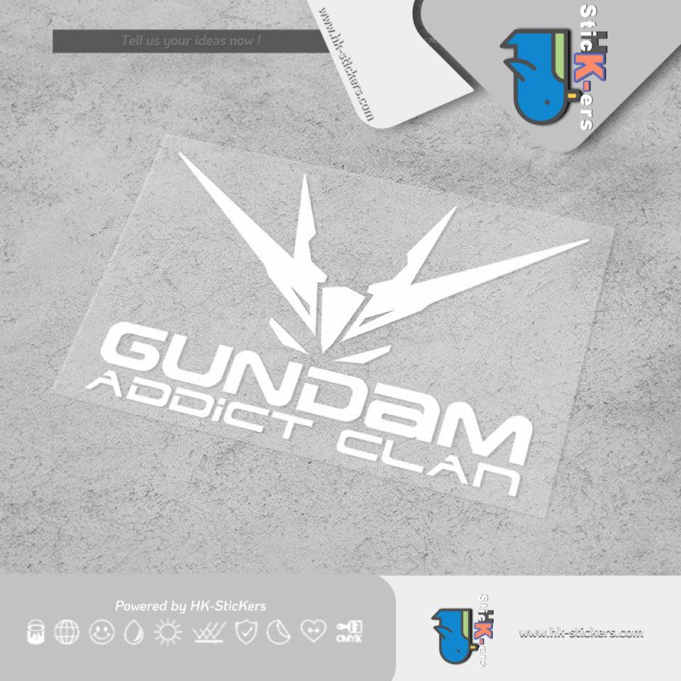 HK-SticKers 防水反光汽車貼紙 | 高達GUNDAM貼紙 汽車電動車電腦箱包貼紙擋風玻璃反光貼 - HK-SticKers