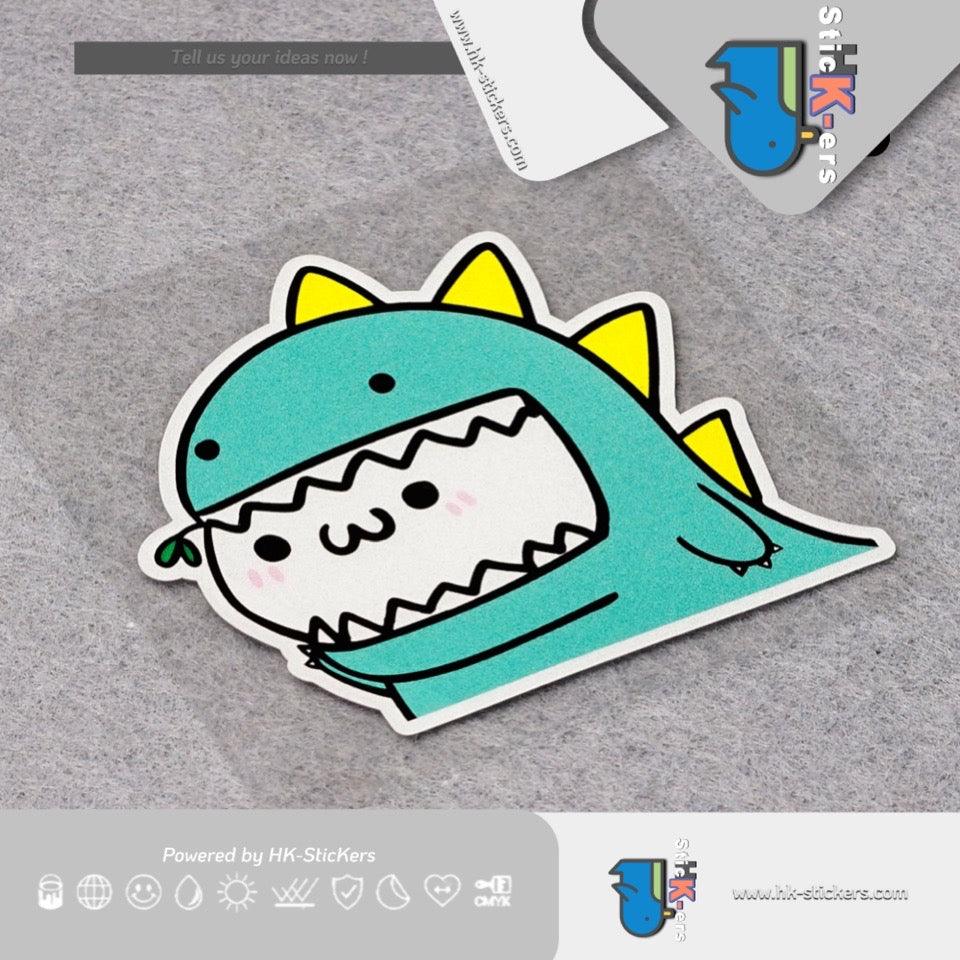 HK-SticKers 防水反光貼紙 | 可愛卡通亂入貼紙 超人車貼 油箱蓋裝飾反光貼 - HK-SticKers