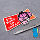 HK-SticKers 防水反光貼紙 | 創意改裝 日本相撲手 大排量 反光車貼 貼紙 - HK-SticKers