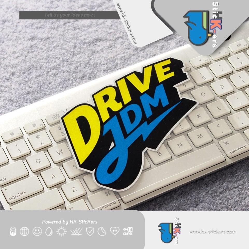 HK-SticKers 防水反光貼紙 | 駕駛JDM車輛文字貼紙內飾划痕裝飾車貼 混合動力反光貼 - HK-SticKers