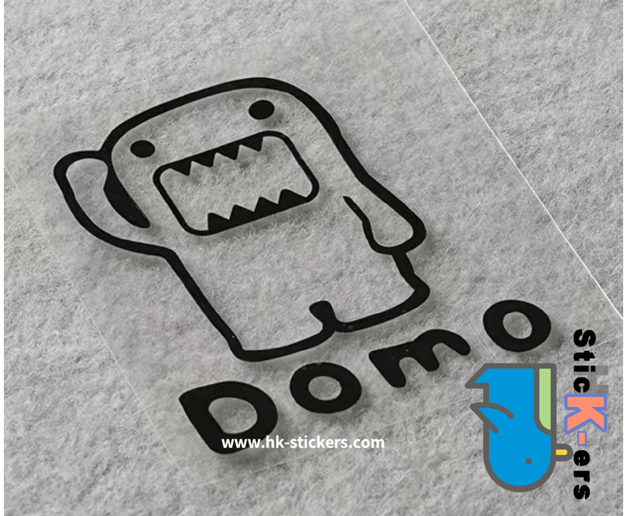 HK-SticKers 防水反光貼紙 | JDM卡通貼紙 DOMO多摩君車貼 賽車吉祥物裝飾反光貼 - HK-SticKers