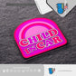 HK-SticKers 防水反光貼紙 | 原創彩虹BB在車上貼紙 好心情車貼 安全行駛反光貼 - HK-SticKers