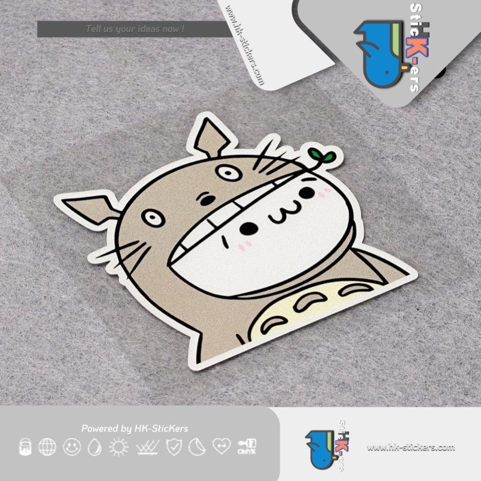 HK-SticKers 防水反光貼紙 | 可愛卡通亂入貼紙 超人車貼 油箱蓋裝飾反光貼 - HK-SticKers