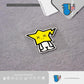 HK-SticKers 防水反光貼紙 | 潮牌星星吉祥物貼紙 個性汽車玻璃包圍創意划痕遮蓋反光貼 - HK-SticKers