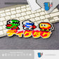 HK-SticKers 防水反光貼紙 | 掘金人貼紙 經典遊戲機像素車貼 淘金者划痕遮蓋反光貼 - HK-SticKers