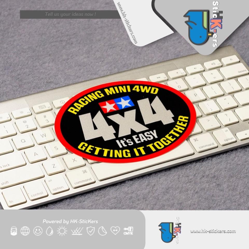 HK-SticKers 防水反光貼紙 | 實現兒時夢想創意貼紙 定制四驅車裝飾反光貼 SUV車貼 - HK-SticKers
