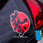 HK-SticKers 防水反光貼紙 | JDM改裝風格 創意文字藝GK5FC1FR1貼紙 玻璃裝飾反光貼 - HK-SticKers