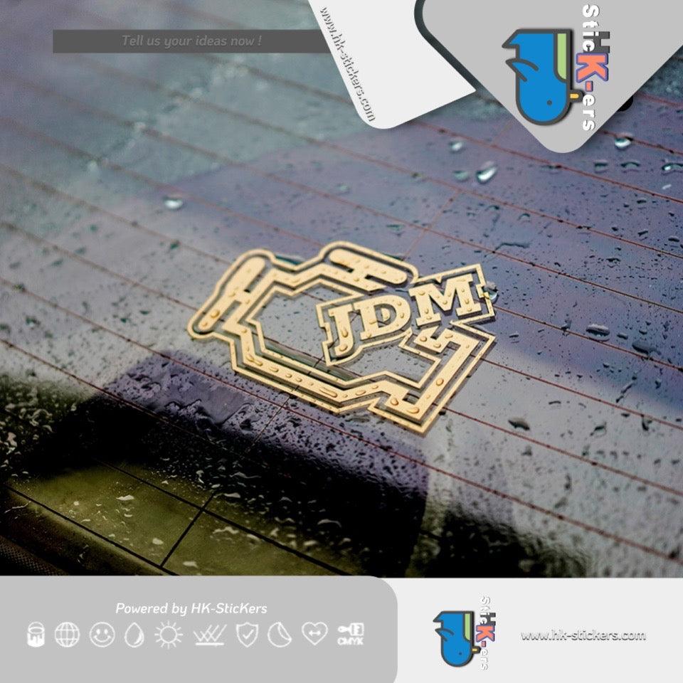 HK-SticKers 防水反光貼紙 | 搭載日本引擎貼紙 日規發動機移植車貼 JDM改裝反光貼貼 - HK-SticKers