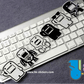HK-SticKers 防水反光貼紙 | 日本多摩君貼紙 多造型組合車貼 賽車吉祥物domo反光貼 - HK-SticKers