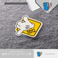 HK-SticKers 防水反光貼紙 | JDM可愛手勢車貼個性裝飾貼紙 卡通划痕遮蓋反光貼 - HK-SticKers