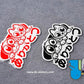 HK-SticKers 防水反光貼紙 | JDM 創意改裝 日本本土 幸運貓 反光車貼 貼紙 - HK-SticKers