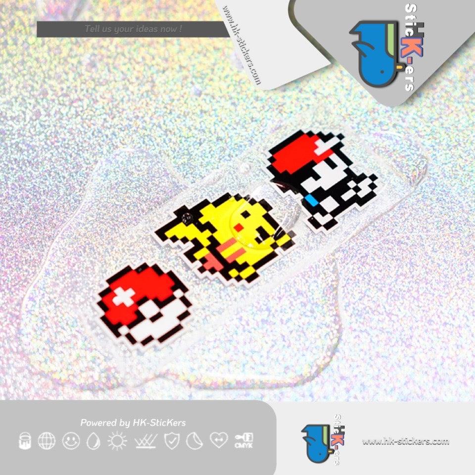 HK-SticKers 防水反光汽車貼紙 | 創意像素貼  經典人物車身裝飾 反光貼 - HK-SticKers