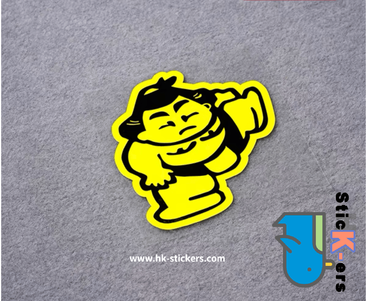 HK-SticKers 防水反光貼紙 | SJDM創意改裝 日本原版 相撲手 反光車貼 貼紙 - HK-SticKers