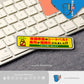 HK-SticKers 防水反光貼紙 | 日本版貼紙 後座佩戴安全帶提示反光貼 內飾裝飾車貼 - HK-SticKers