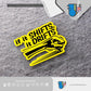HK-SticKers 防水反光貼紙 | JDM手動檔裝飾貼紙 趣味換檔指示車貼 划痕遮擋反光貼 - HK-SticKers