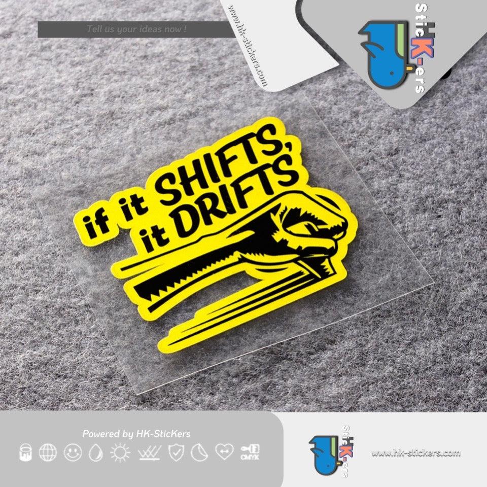 HK-SticKers 防水反光貼紙 | JDM手動檔裝飾貼紙 趣味換檔指示車貼 划痕遮擋反光貼 - HK-SticKers